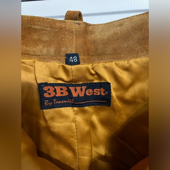 Genuine Leather fringe, lined, pants by 3B West by Tansmith - Picture 14 of 16